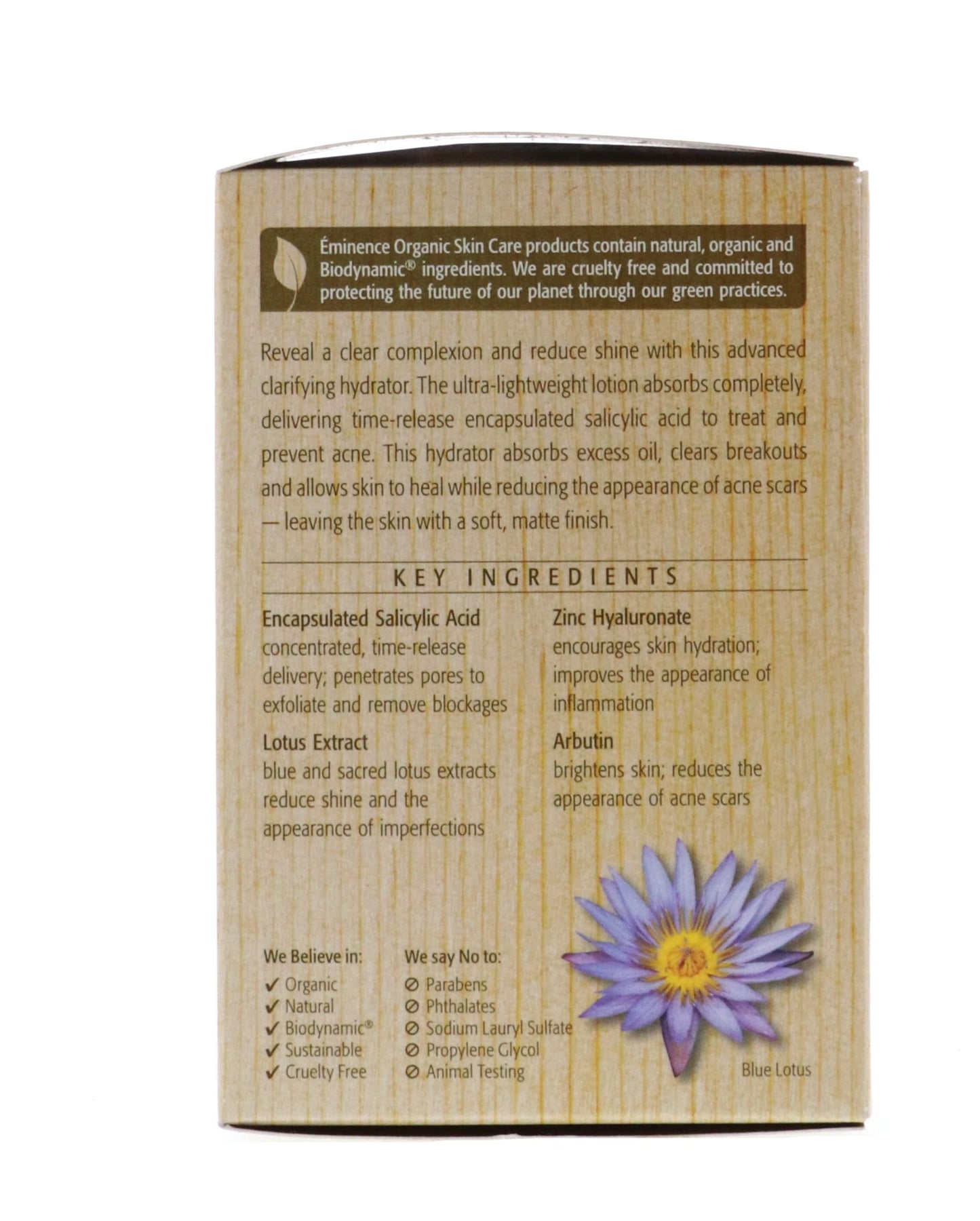 Eminence Organic Skincare Acne Advanced Clarifying Hydrator, 1.2 fl Oz Beauty & Personal Care Eminence