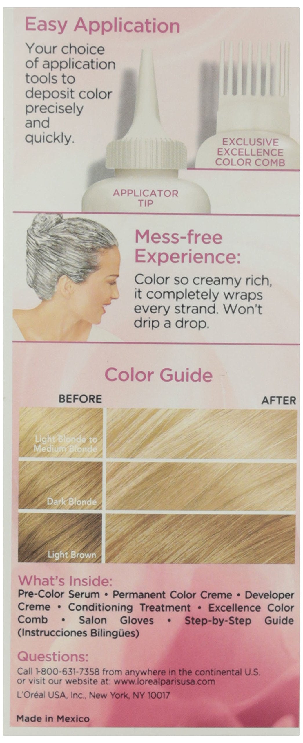 L’Oreal ParisExcellence #9 Nat Blonde Hair Color, 1 ct Beauty & Personal Care L'Oreal Paris