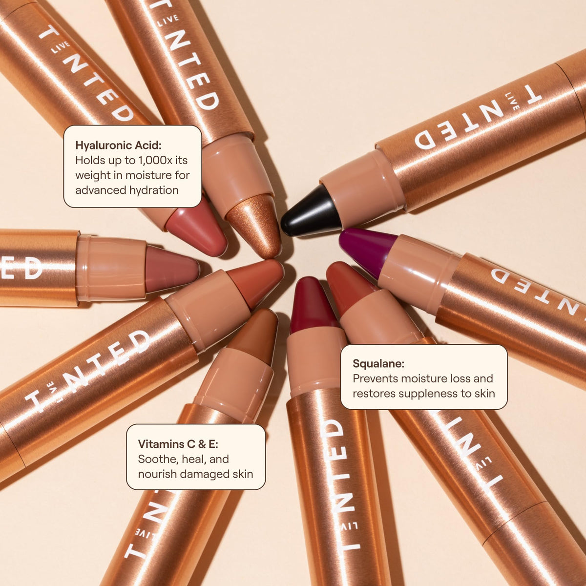 Live Tinted Huestick Cream Multistick - Lip, Cheek, Eye Makeup - Legacy