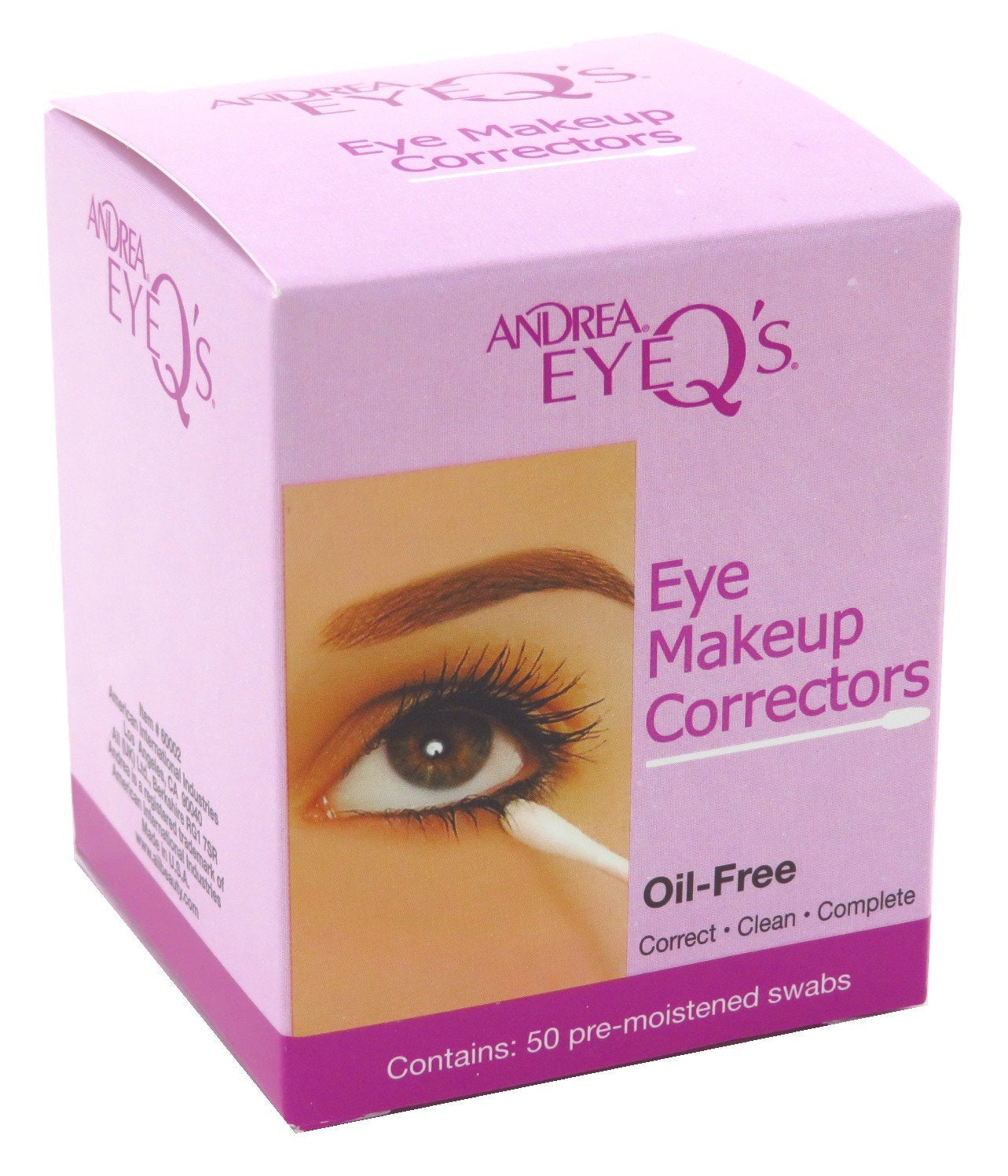 Andrea Eye Q's Eye Make-Up Correctors Swabs 50 Count (2 Pack) Beauty & Personal Care ANDREA