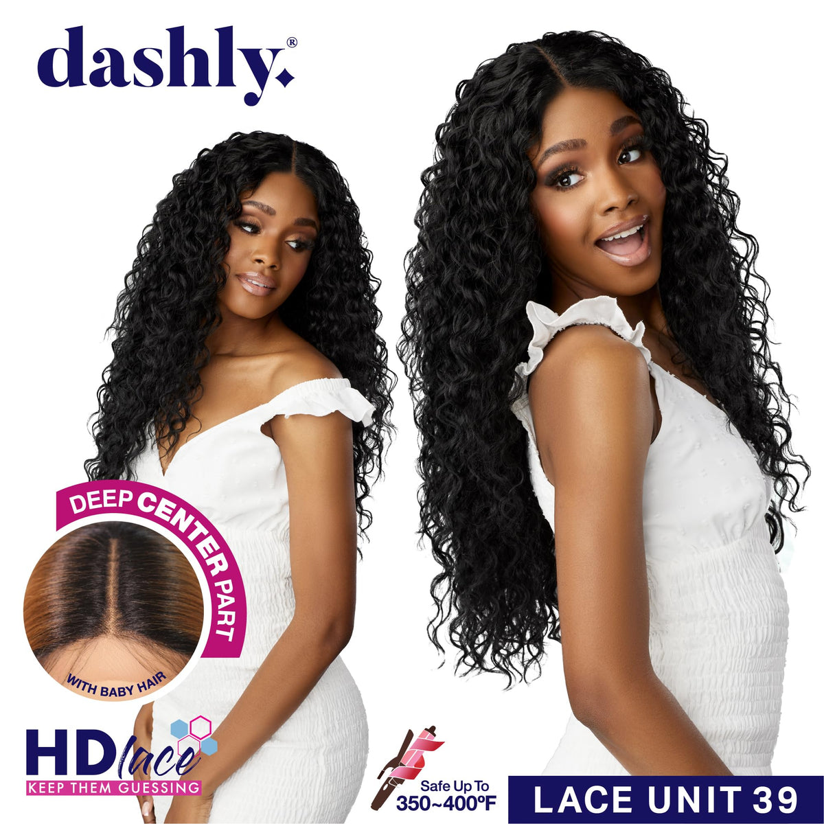 Sensationnel Dashly Lace Front Wig-Unit 39, 2 DARKBROWN