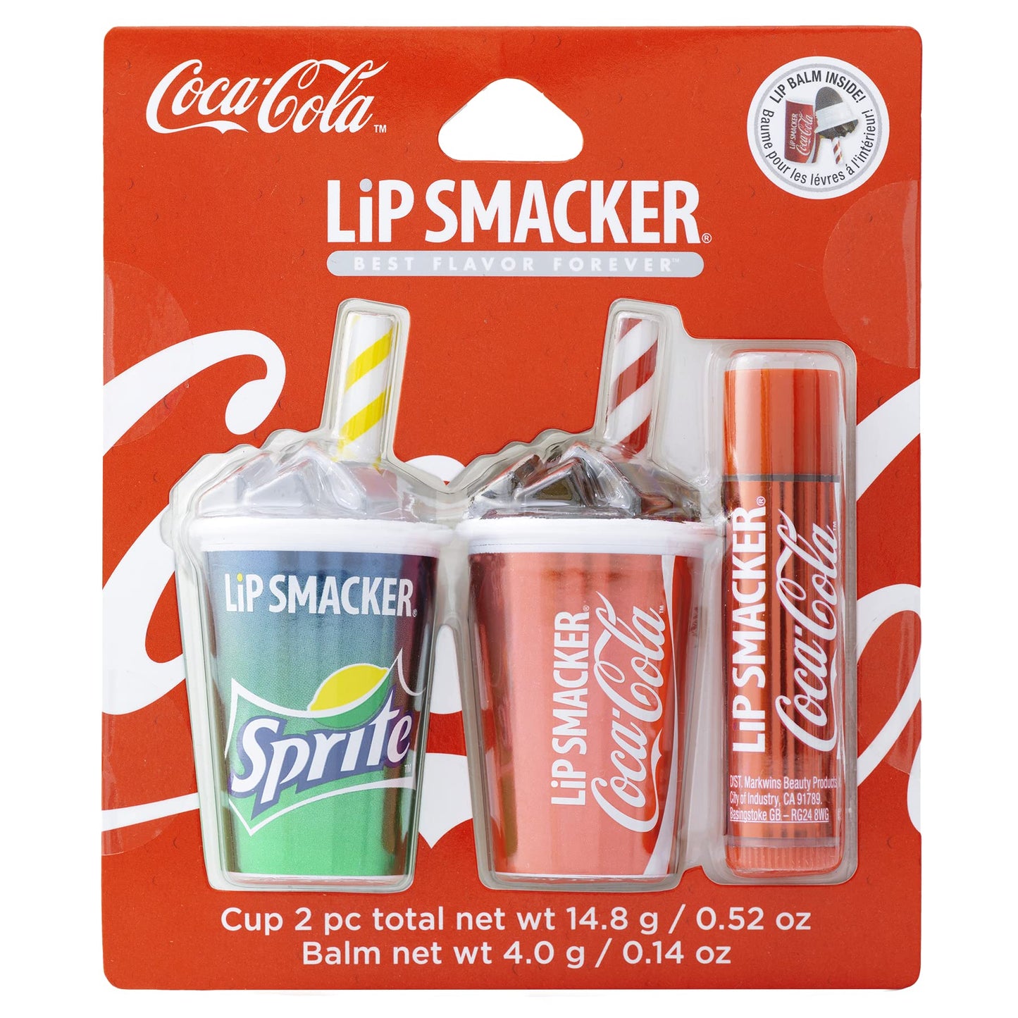Lip Smacker Coca Cola Collection, lip balm for kids - Coca-Cola & Sprite, trio Beauty & Personal Care Lip Smacker