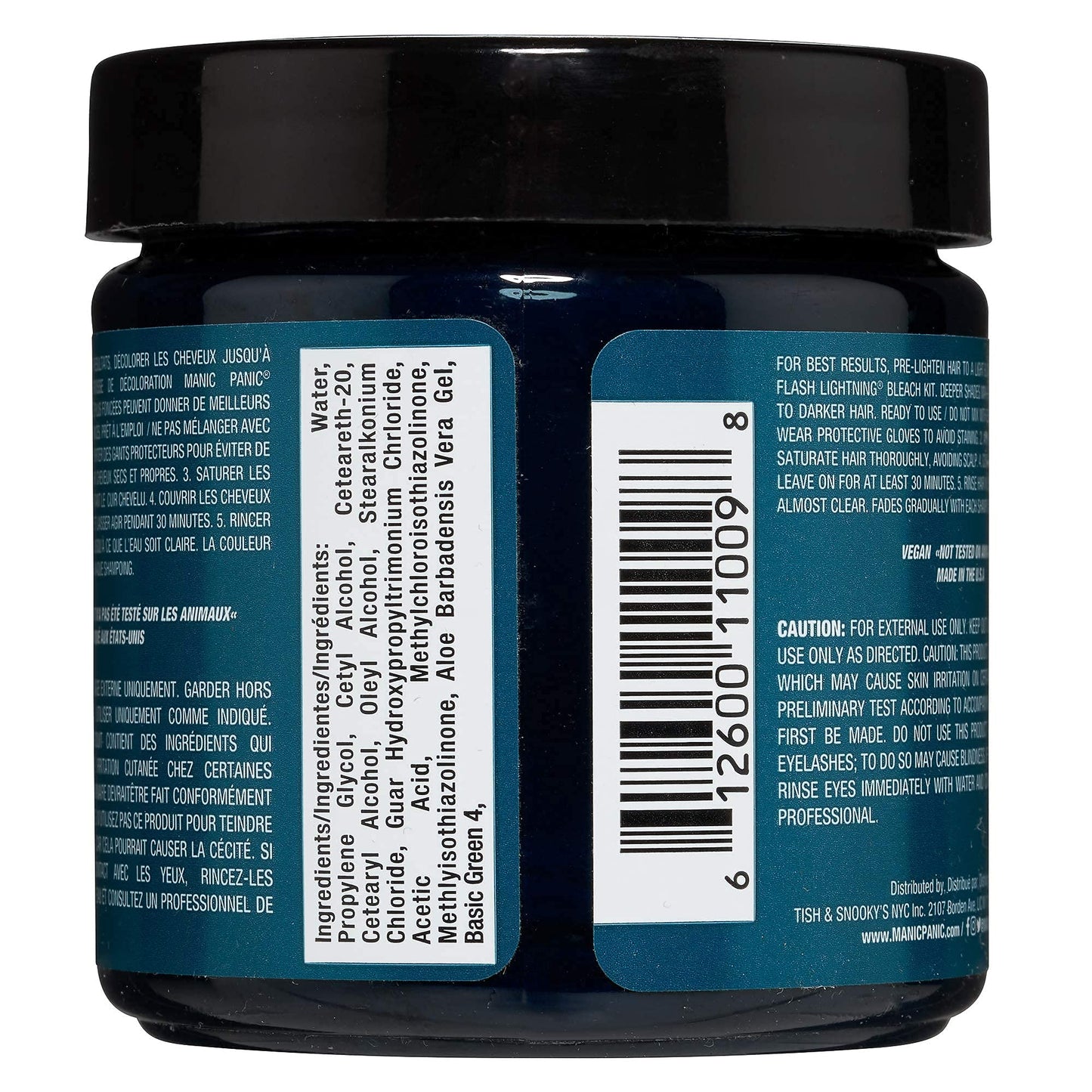 MANIC PANIC Classic Enchanted Forest Semi Permanent Hair Color - Deep Teal Green Hair Dye for Women & Men That Lasts 4-6 Weeks - Vegan, Ammonia Beauty & Personal Care MANIC PANIC