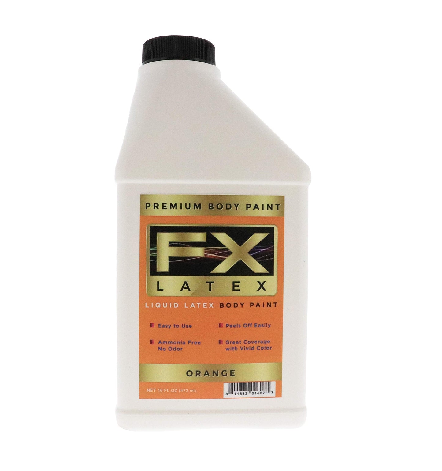 Liquid Latex Fashions - Ammonia Free Natural Face paint for Kids and Adults, Ideal for Artwork, Parties, School Plays, Cosplays and Concerts, Orange Beauty & Personal Care Liquid Latex Fashions