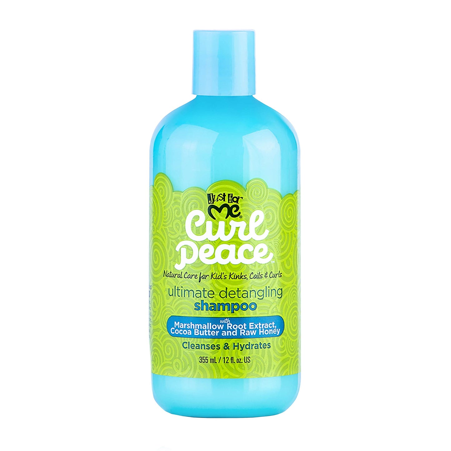 Just For Me Curl Peace Ultimate Detangling Shampoo - Cleanses & Hydrates, Contains Marshmallow Root Extract, Cocoa Butter & Raw Honey, No Animal Beauty & Personal Care Just For Me