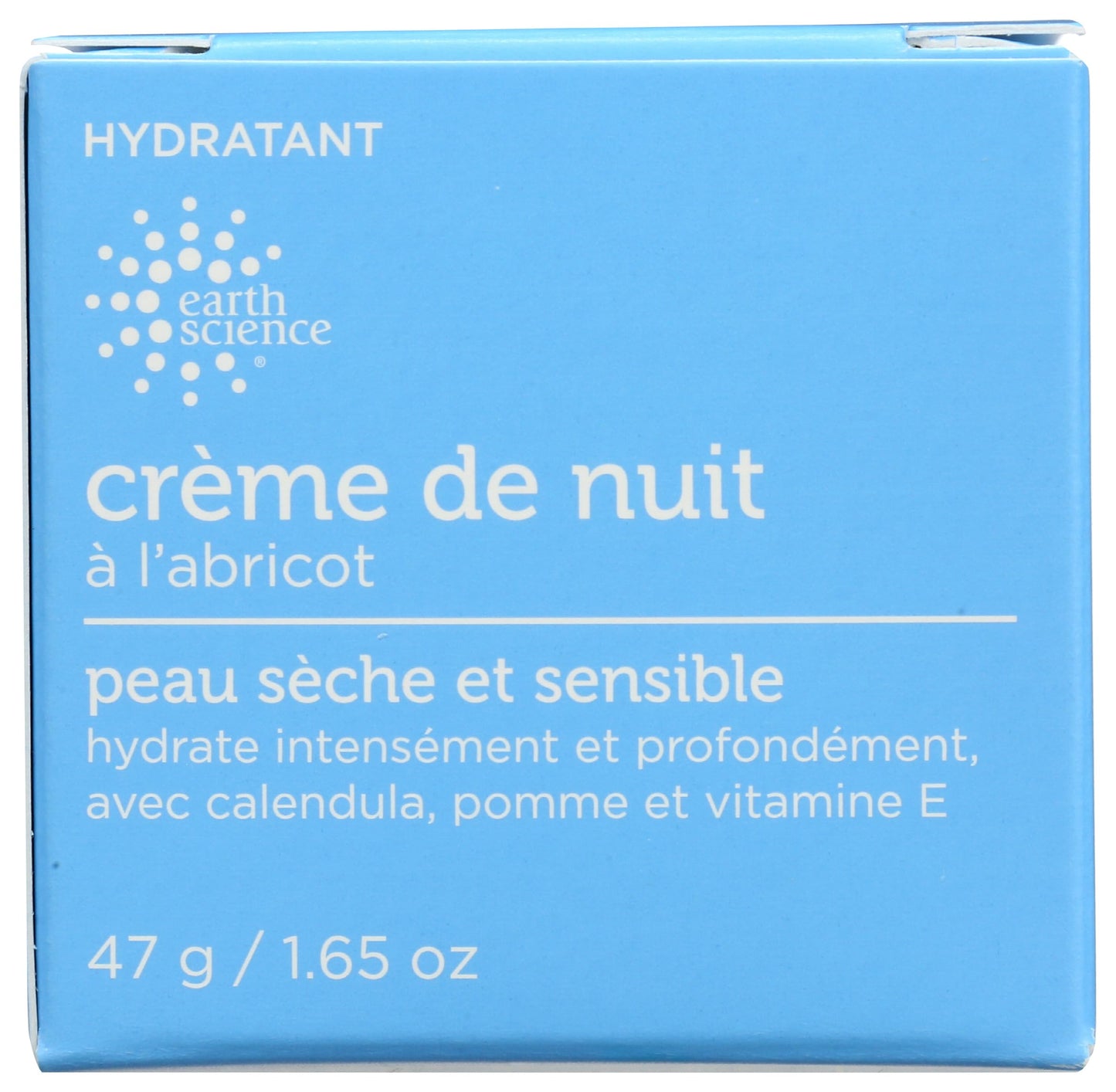 EARTH SCIENCE - Apricot Night Cream with Hydrating Apricot and Vitamin E for Dry Skin (1.65 oz) Beauty & Personal Care Earth Science