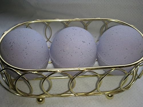 3 Lavender Luxury Bath Bombs, Large 5 oz Each, Handmade with Shea, Mango & Cocoa Butter, Ultra Moisturizing, Individually Hand Wrapped, Great for Dry… Beauty & Personal Care Spa Girl/Spa Pure