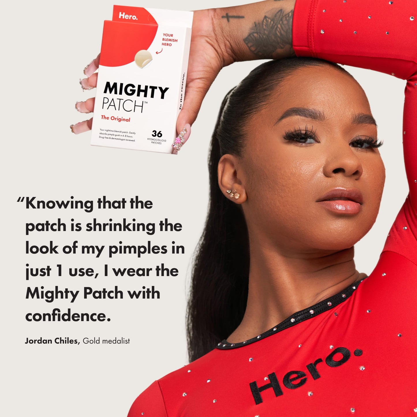 Mighty Patch Hero Cosmetics Original Nighttime Acne Pimple Patches, 36 Ct Beauty and Personal Care Mighty Patch