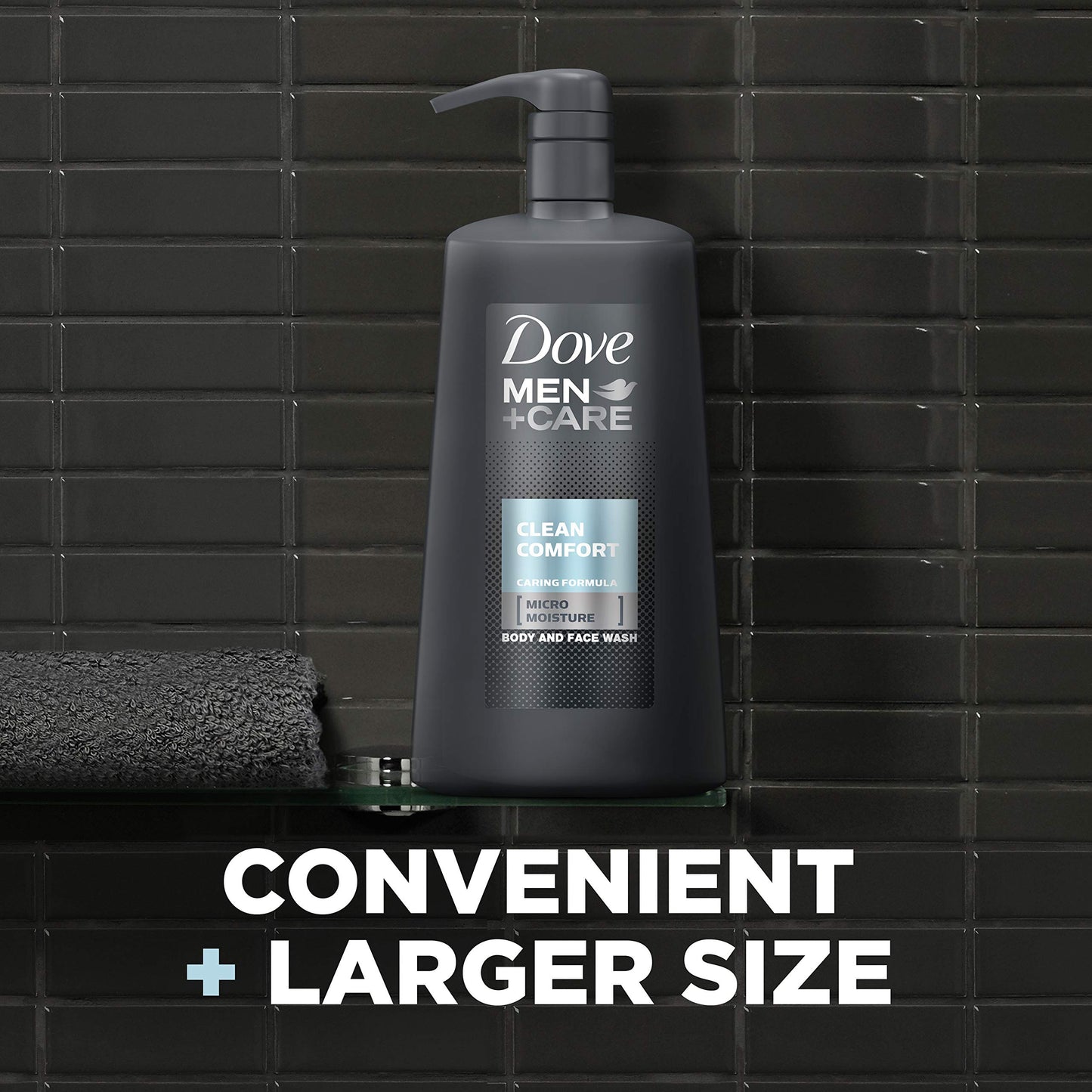Dove Men+Care Body Wash and Face Wash Pump For Fresh, Healthy-Feeling Skin Clean Comfort Cleanser That Effectively Washes Away Bacteria While Beauty & Personal Care DOVE MEN + CARE