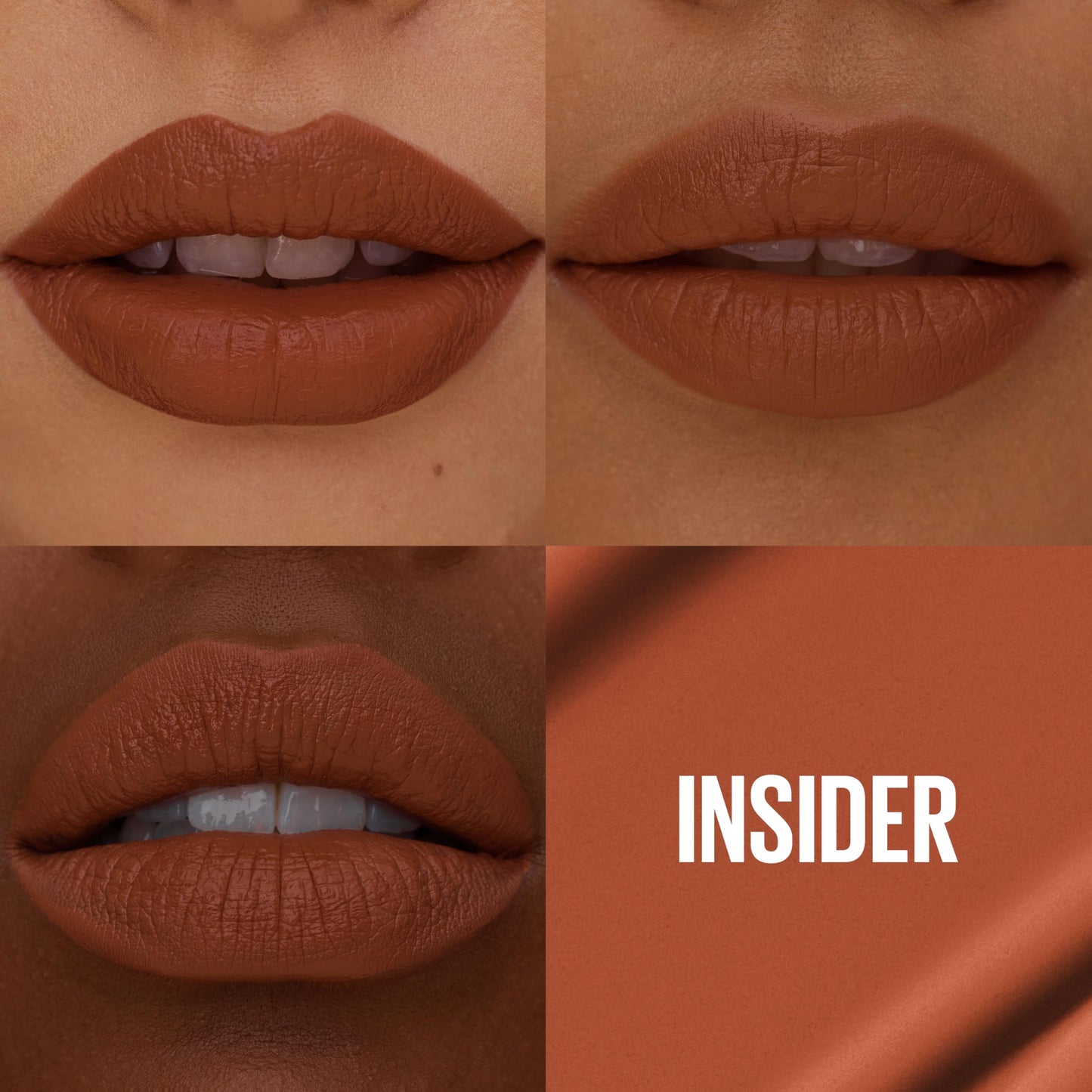 MAYBELLINE Super Stay Matte Ink Liquid Lipstick Makeup, Long Lasting High Impact Color, Up to 16H Wear, Insider (Midtone Yellow Brown) Beauty & Personal Care MAYBELLINE