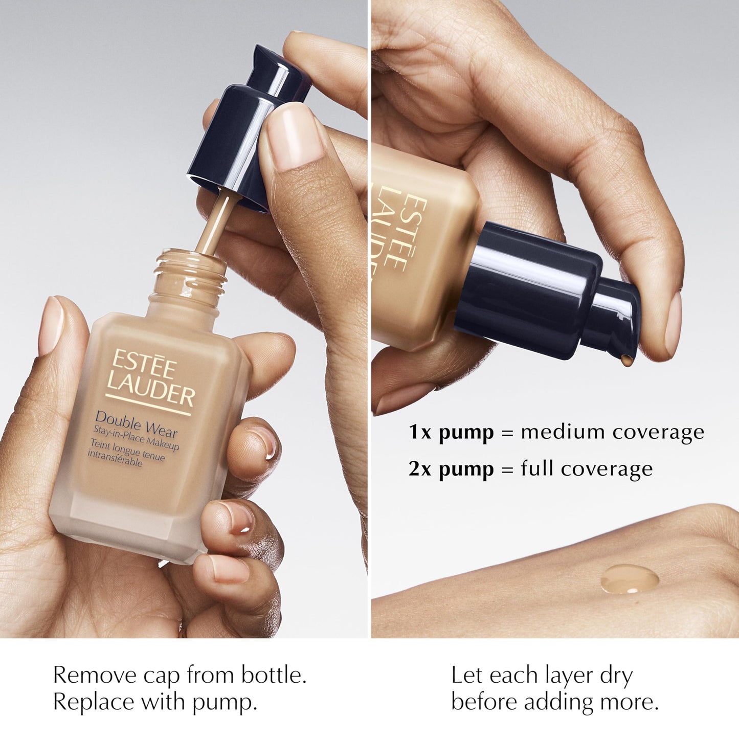 Estée Lauder Double Wear Stay-in-Place Foundation Makeup Pump | Reusable Beauty & Personal Care Estée Lauder