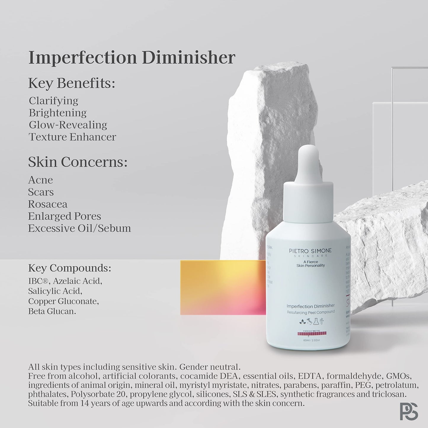 Pietro Simone Skincare, Imperfection Diminisher, 2.0 FL OZ Beauty & Personal Care Pietro Simone Skincare
