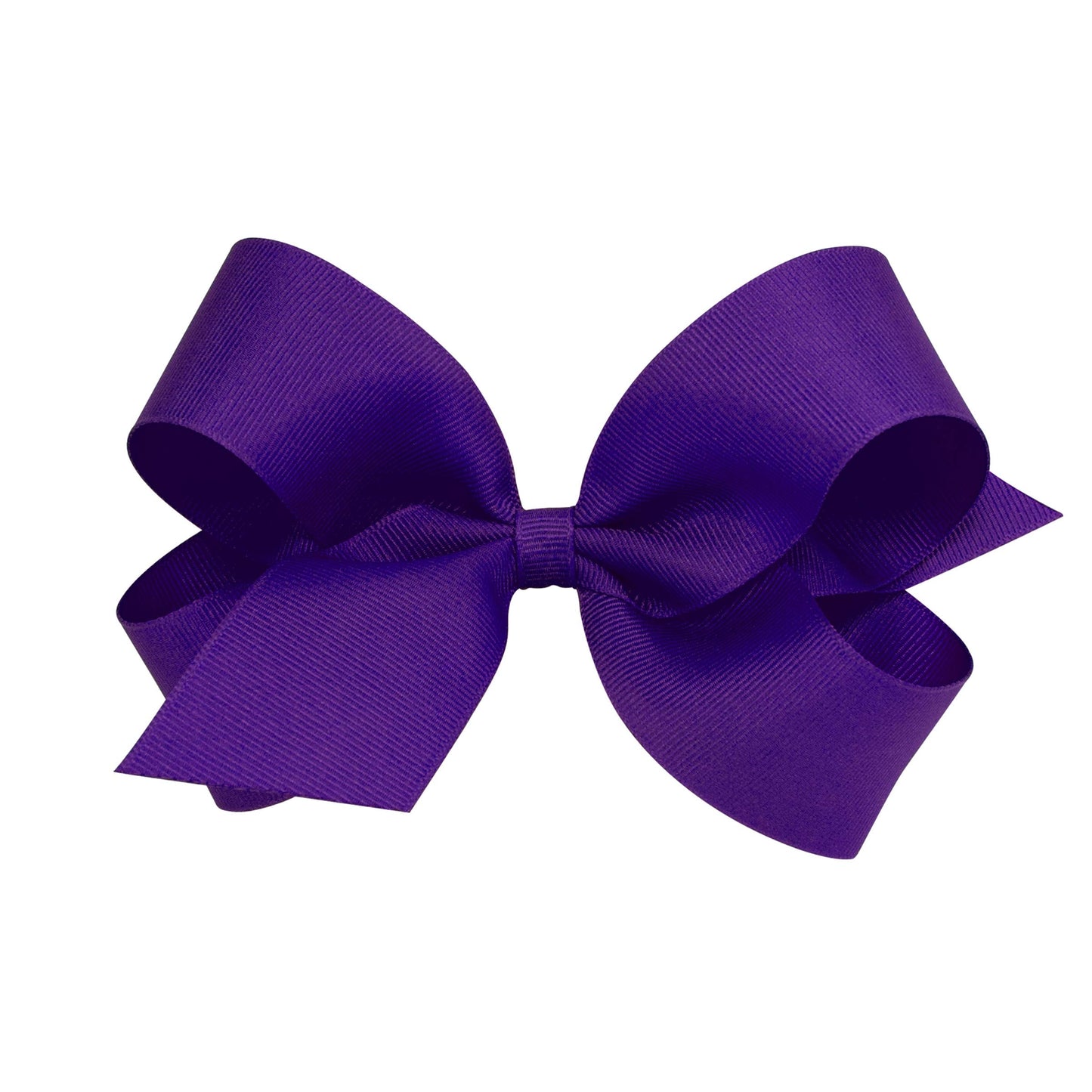 Wee Ones Girls' Plain Wrap Classic Grosgrain Hair Bows on a WeeStay No-Slip Hair Clip, Handmade, Large, Purple Beauty & Personal Care Wee Ones