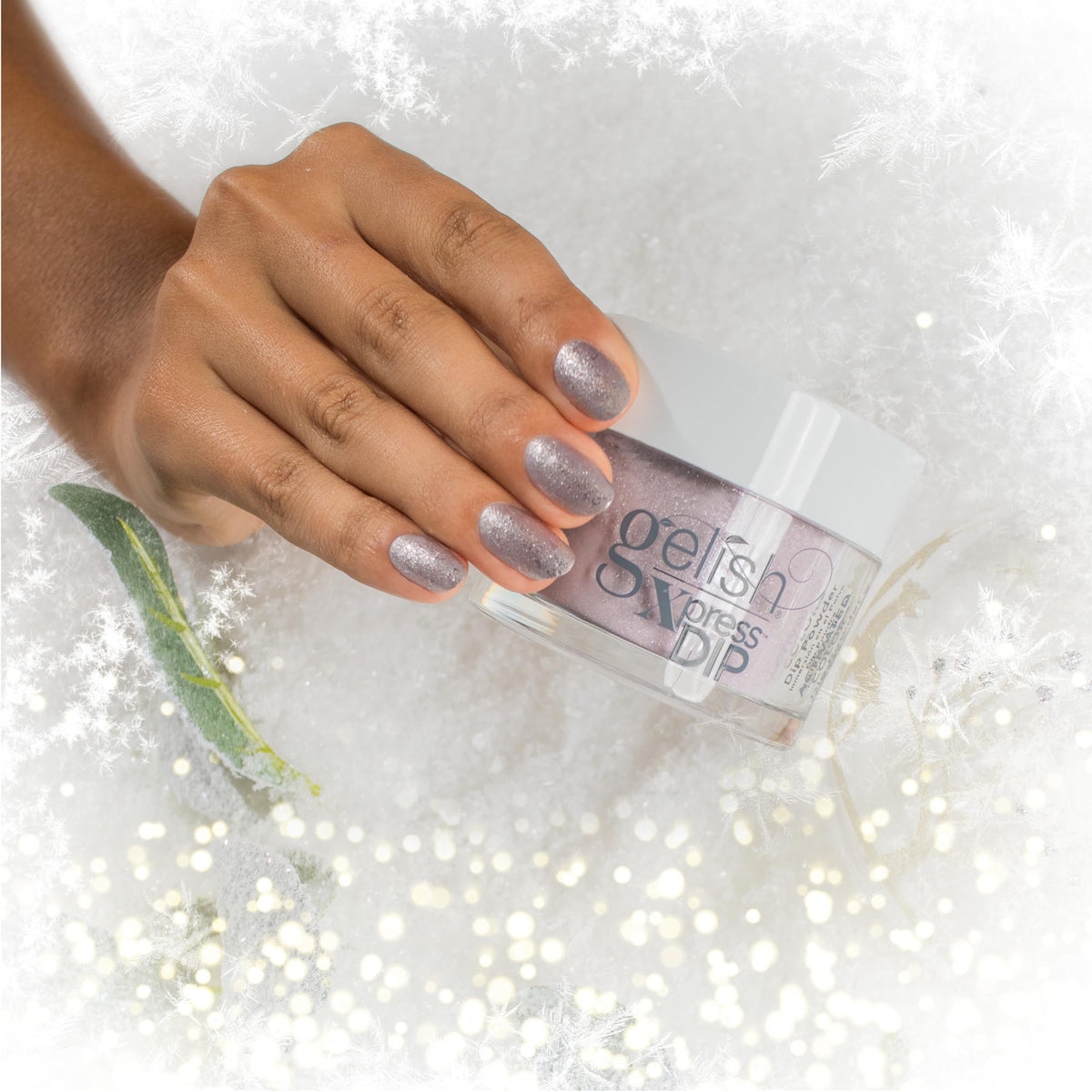 Gelish Xpress Dip Powder Nail Manicure - Don't Snow-Flake on Me, 1.5 oz