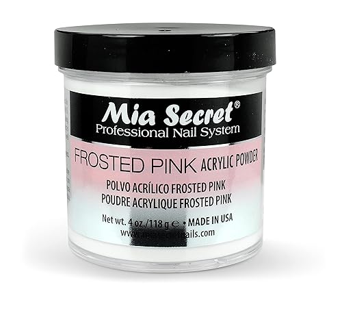 Mia Secret Frosted Pink Acrylic Powder (PL0-FP), 4 Ounce Beauty & Personal Care Mia Secret