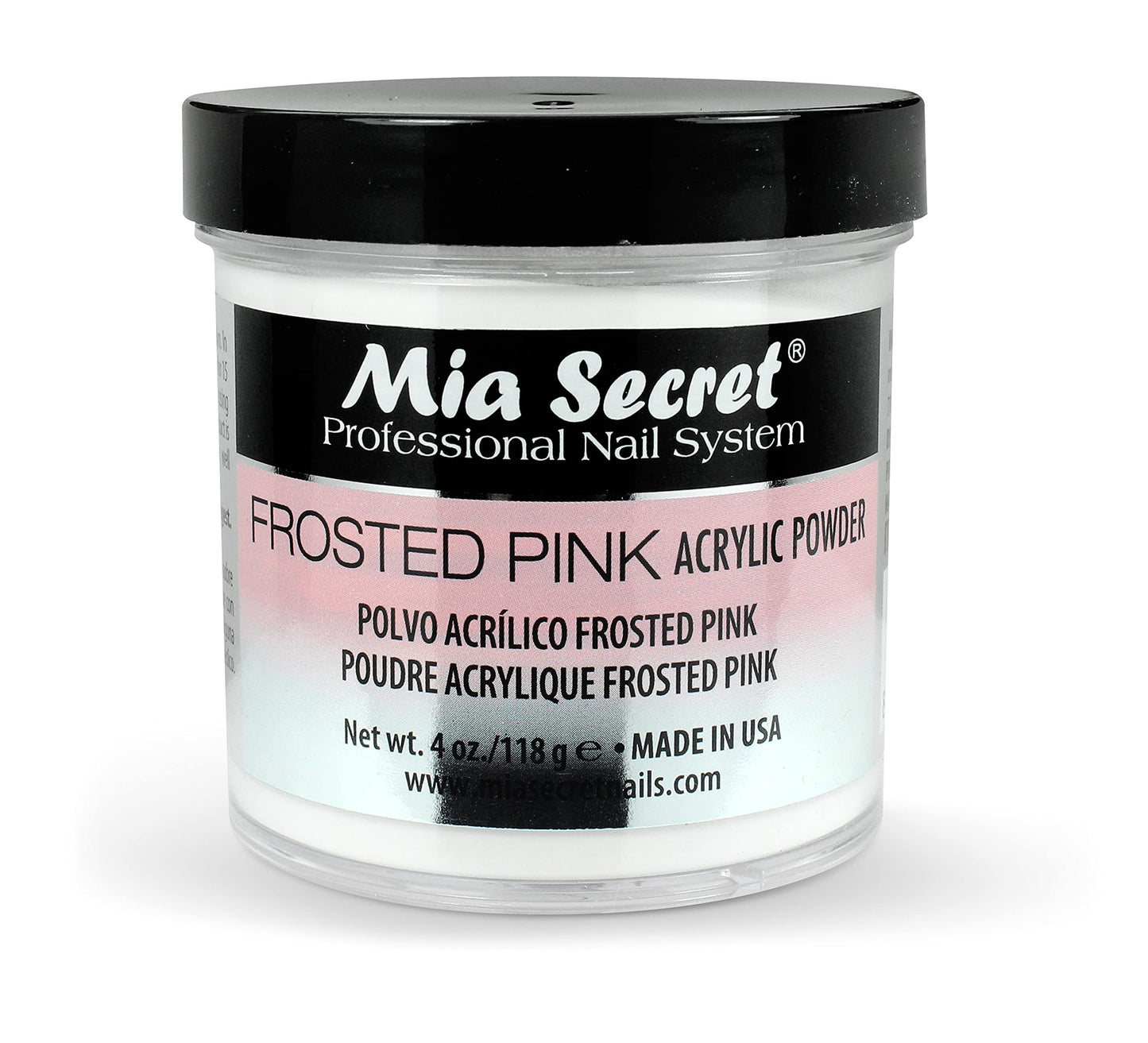 Mia Secret Frosted Pink Acrylic Powder (PL0-FP), 4 Ounce Beauty & Personal Care Mia Secret