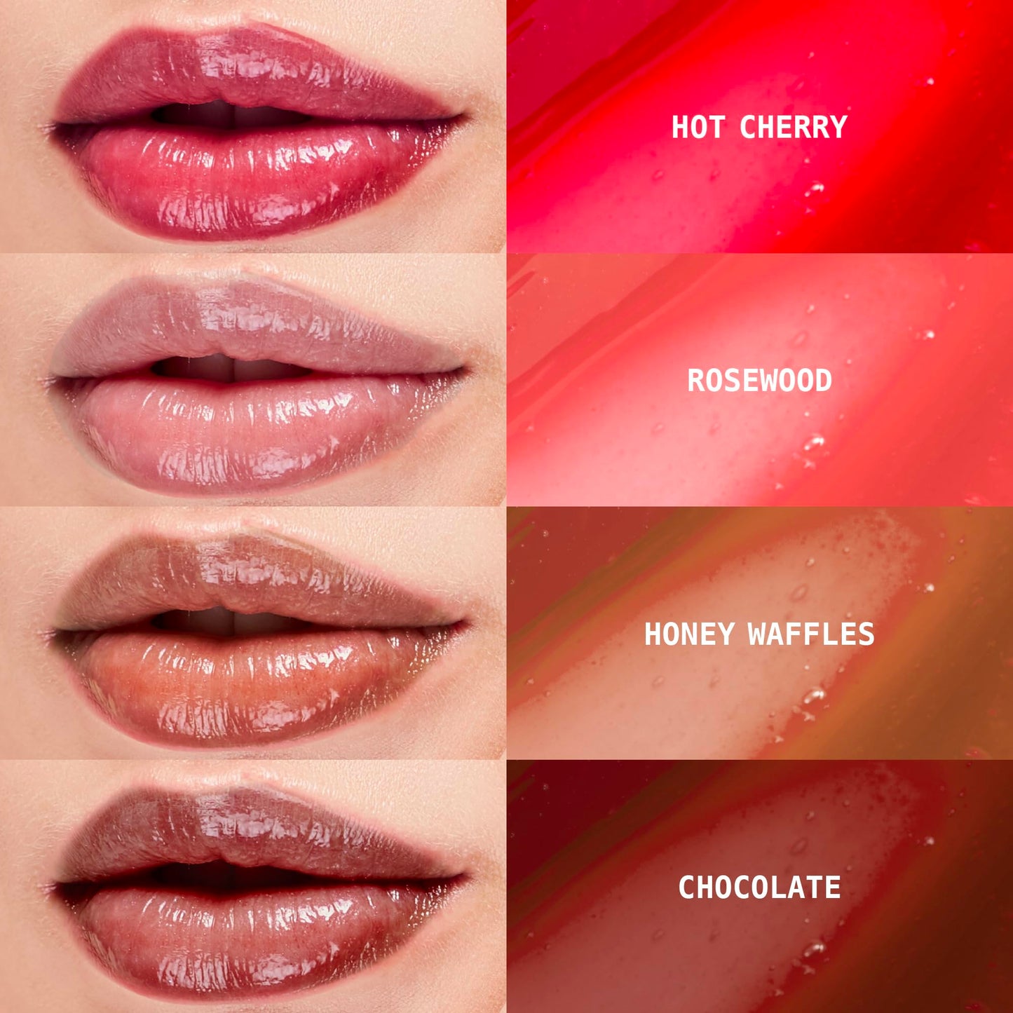 Ruby Kisses Lip Oil Booster, Hydrating Lip Gloss with Nourishing Natural Oil Blend, Jumbo Wand for Easy Application, Non-Sticky Formula (Clear) Beauty & Personal Care Ruby Kisses