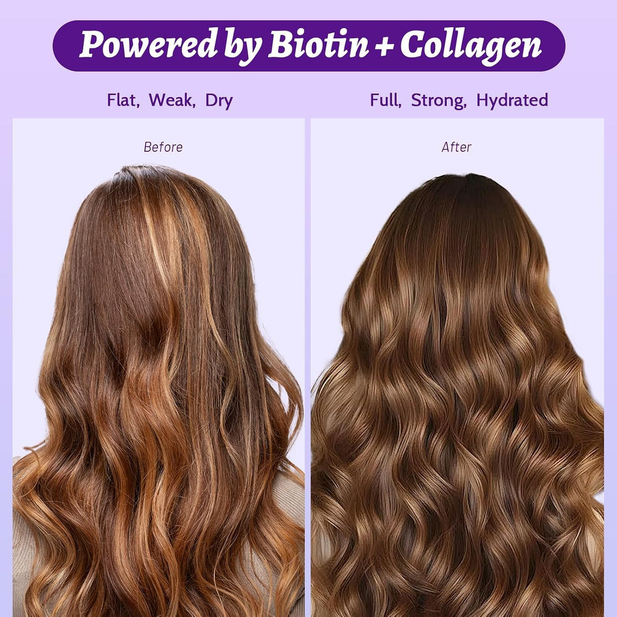 Luseta Biotin Leave in Conditioner Volumizer for Dry & Fine Hair, 8.5Fl Oz