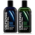 Defense Soap Tea Tree Body Wash (Original + Peppermint) | All Natural Organic Shower Soap for Athletes | Odor Control & Skin Fungal Protection Beauty & Personal Care Defense Soap