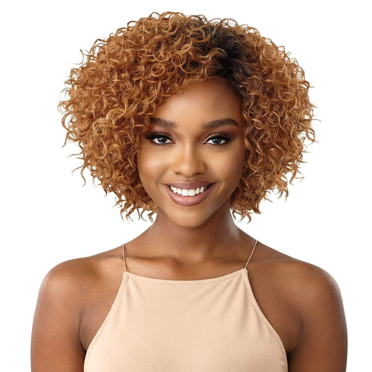 Outre Wigpop Synthetic Full Wig - Tati (1B Off Black)