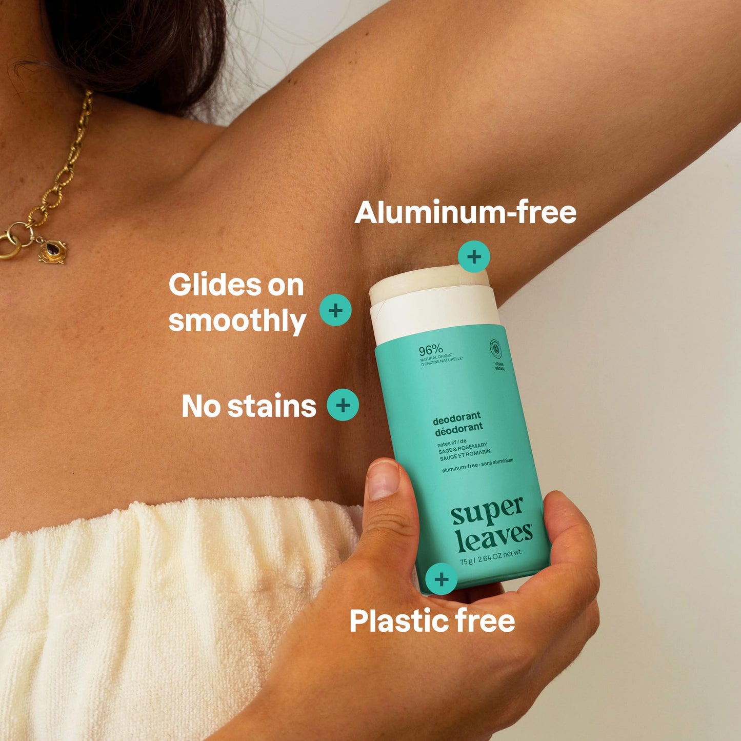 ATTITUDE Plastic-Free Natural Deodorant, Aluminum-Free, Baking Soda Formula, EWG Verified, Vegan, Long-Lasting Odor Protection, With Essential Oils Beauty and Personal Care ATTITUDE