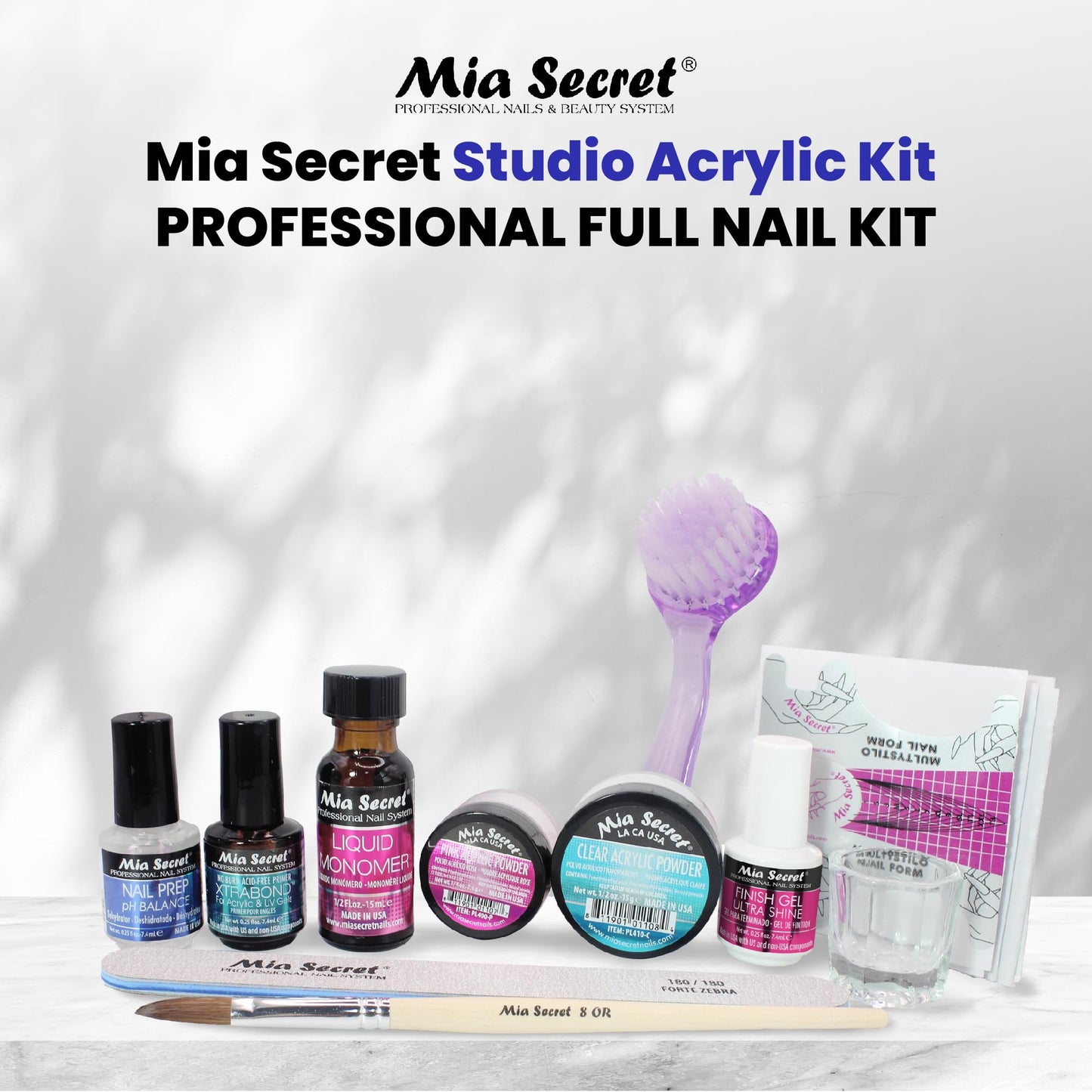 Studio Acrylic Kit Mia Secret Beauty & Personal Care Mia Secret