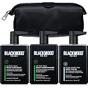 BLACKWOOD FOR MEN Dapper Dad Set including Travel Bag, Active Man Shampoo, Active Man Conditioner, & Pure Moisture Body Wash - Natural Vegan Formula Beauty & Personal Care Blackwood For Men
