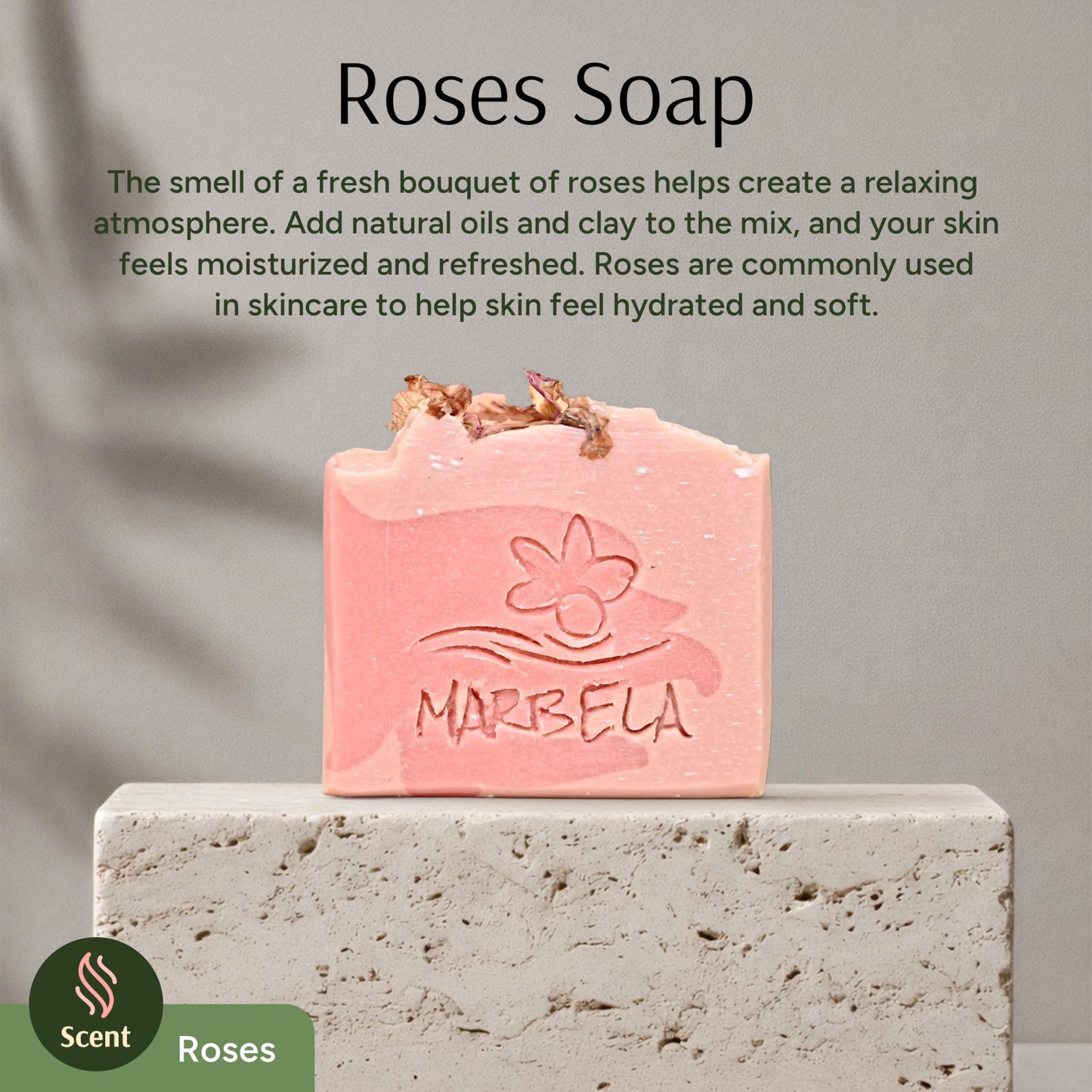 Marbela Cosmetics Handmade Soap Bar - Made in USA, Vegan Friendly, Palm Oil Free, Natural Bar Soap - Gentle Face & Body Soap for Daily Skin Care Beauty & Personal Care Marbela