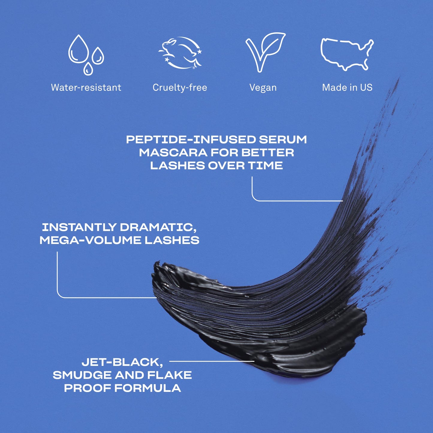 Babe Original Babe Lash Mascara - Smudge Proof, Long Lasting & No Clump Formula, Buildable Volume, Water Resistant, Dramatic Black (Volumizing Beauty & Personal Care BABE ORIGINAL