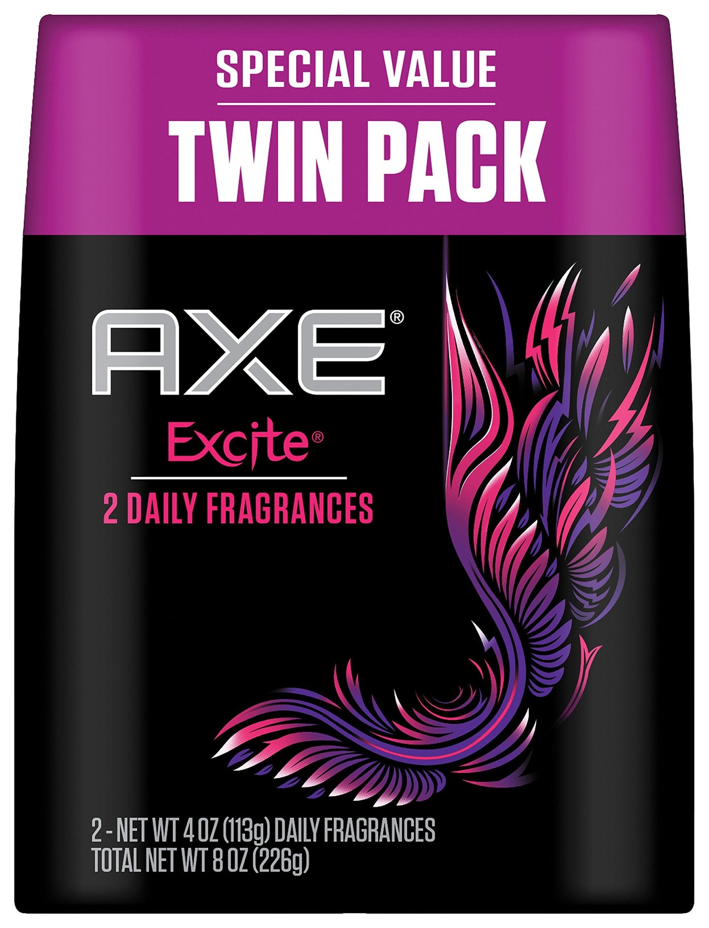 Axe Bodyspray, Excite 4 oz, Twin Pack Beauty and Personal Care Axe