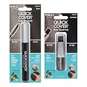 RED by Kiss Quick Cover Gray Hair Touch Up, Moisturize and Shine, Brush Type & Stick Type Set (Black) Beauty & Personal Care Red by Kiss