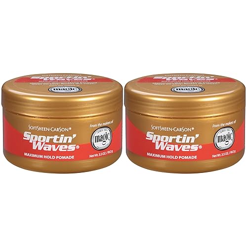 Softsheen Carson Sportin' Waves Maximum Hold Pomade, 2 Count Beauty & Personal Care SoftSheen