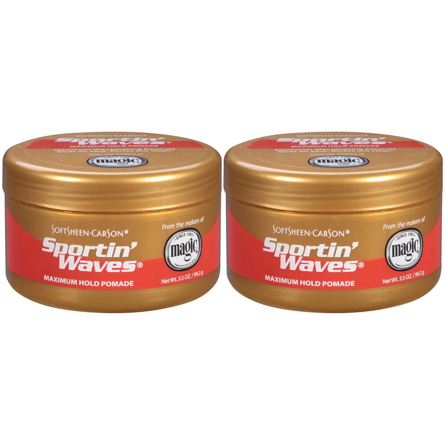 Softsheen Carson Sportin' Waves Maximum Hold Pomade, 2 Count Beauty & Personal Care SoftSheen
