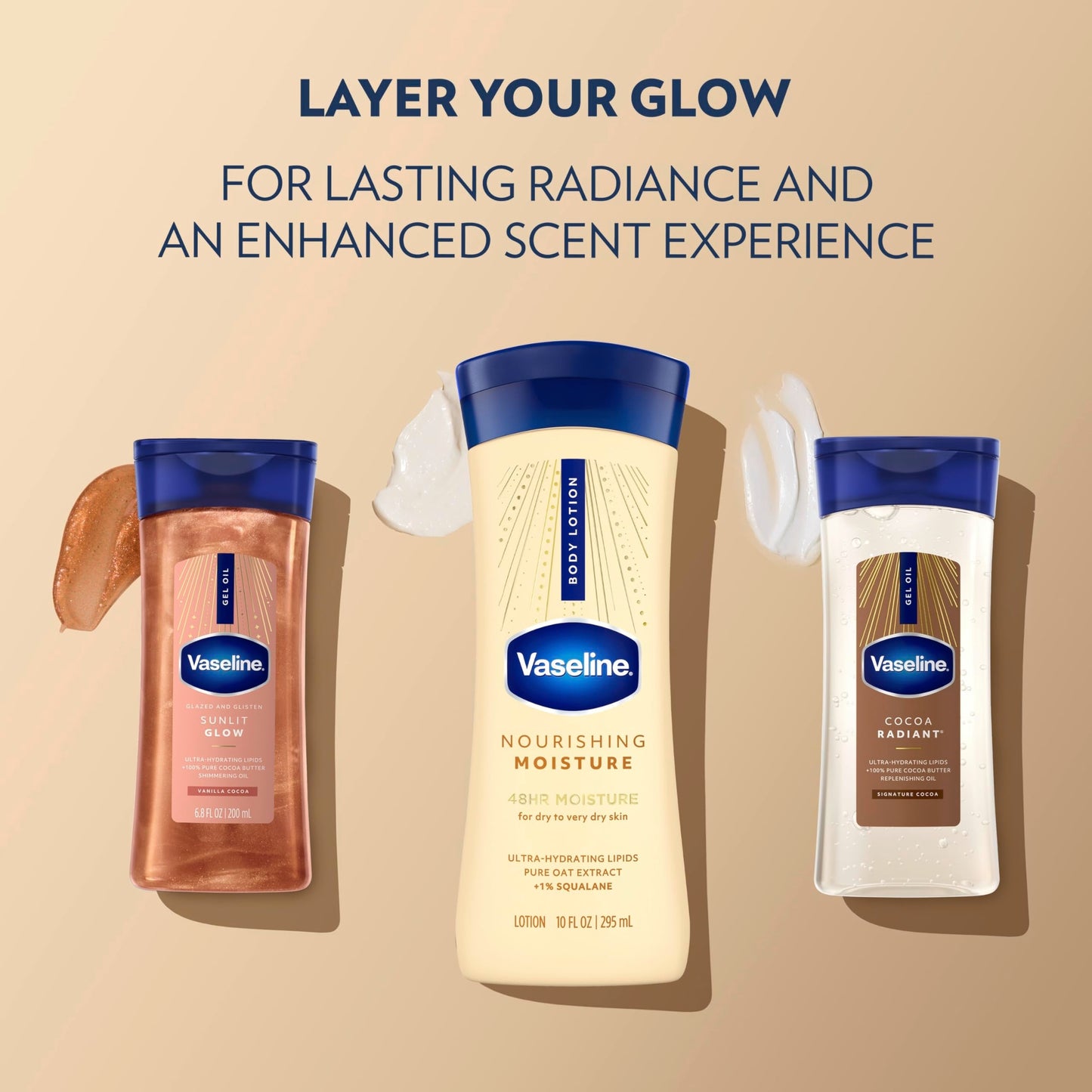 Vaseline Intensive Care Nourishing Moisture Body Lotion for Dry Skin, Lotion Made with Ultra-Hydrating Lipids + Pure Oat Extract for Nourished Beauty & Personal Care Vaseline