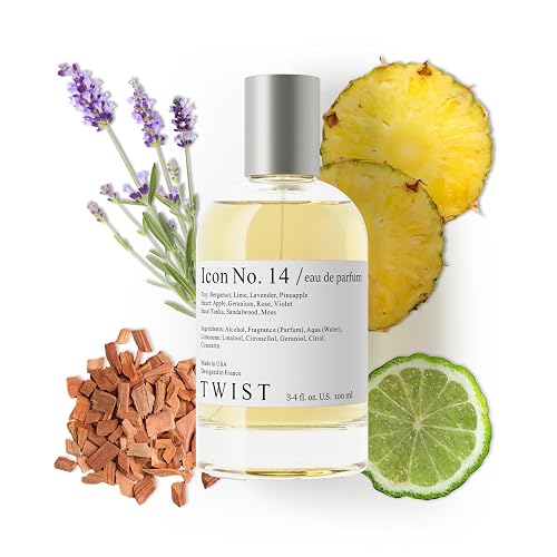 Twist Icon No. 14 - Inspired by Legend M. Blanc, Long-Lasting Perfume for Men, Vegan, Clean Ingredients, Bergamot & Pineapple Fragrance - Spray 100 ml Beauty & Personal Care HOUSE OF TWIST
