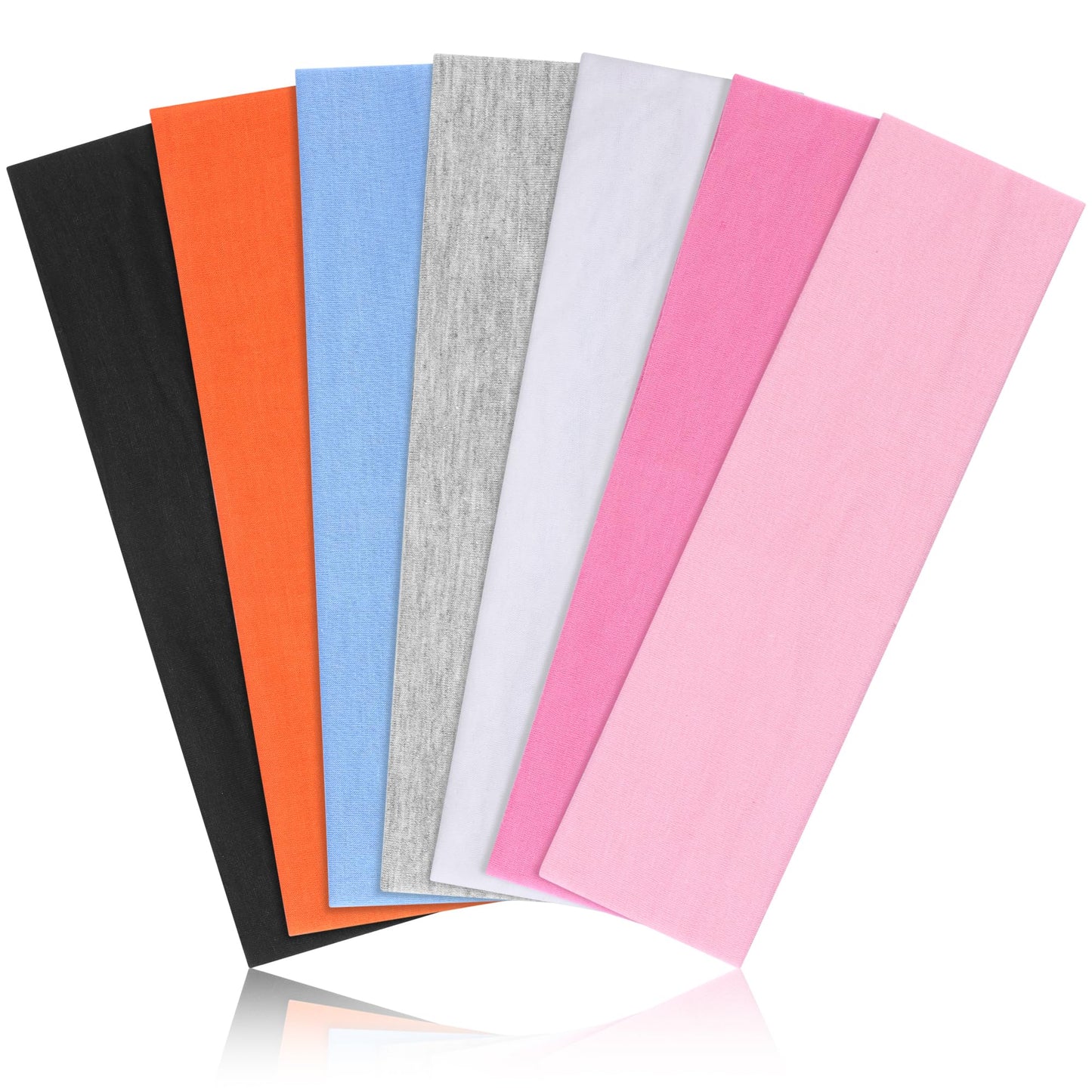 DiyJibb Headbands for Women, Stretchy Non Slip Soft Cotton Cloth Hair Bands for Sports, Workout, Yoga and Running, 7pcs Beauty and Personal Care DiyJibb Default Title