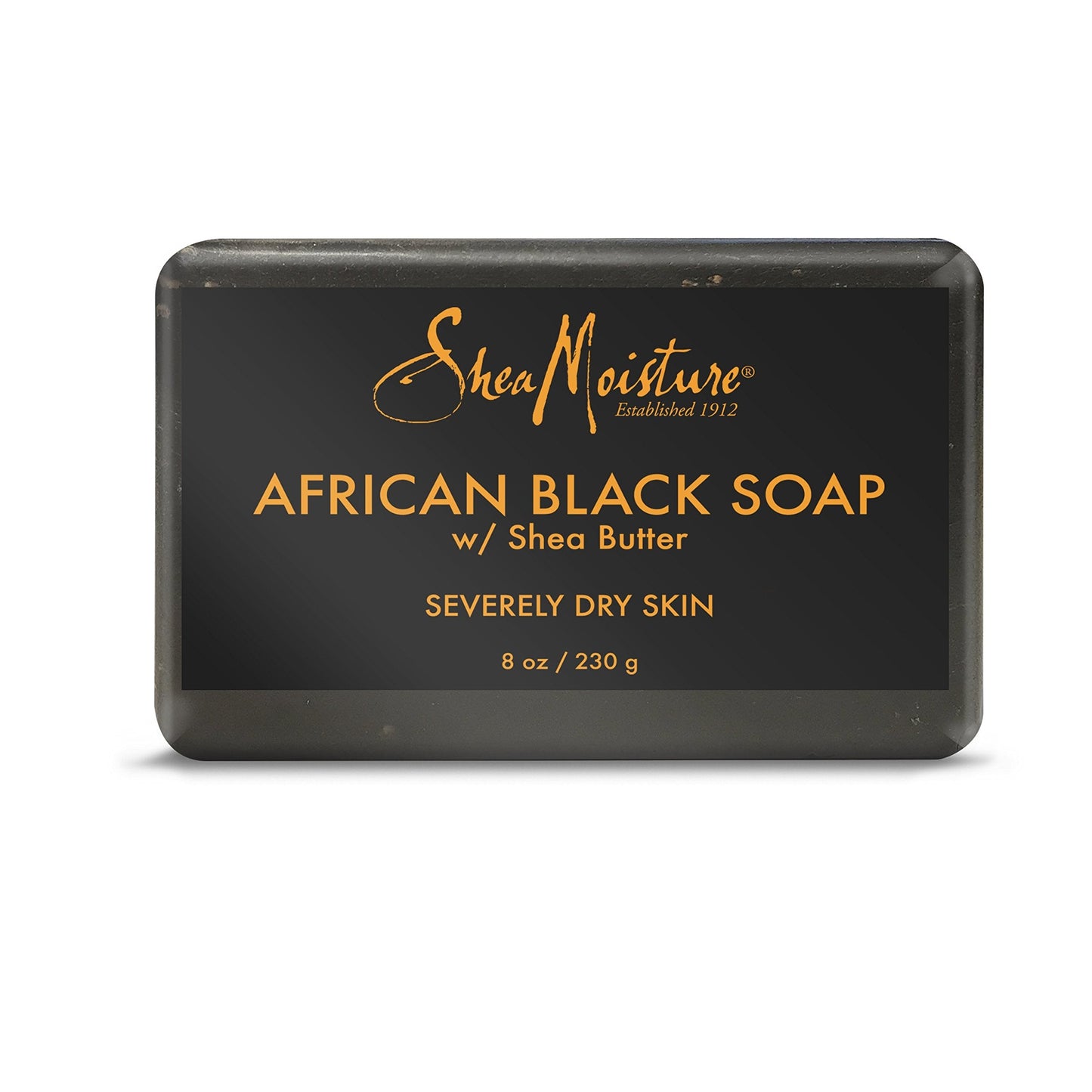 Shea Moisture African Black Soap With Shea Butter 8 oz (Pack of 3) Beauty & Personal Care Shea Moisture