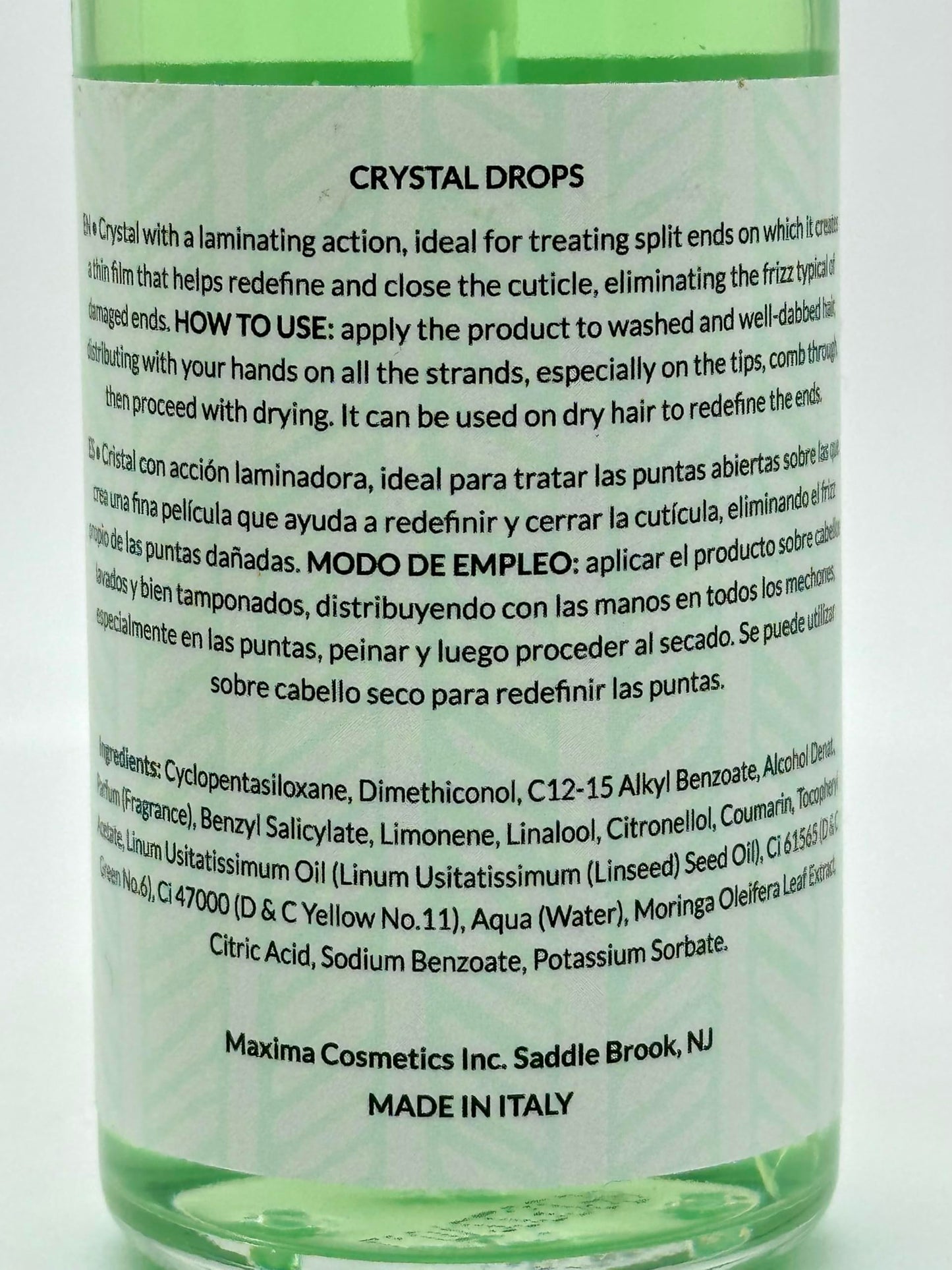 Maxy Look MIracle Silkifying Hydrating Shampoo and Conditioner 33.31 fl oz/985ml + Miracle Leave in Spray Mask 9.64 fl oz + Qring Crystal Drops 3.38 Beauty & Personal Care Maxy Look