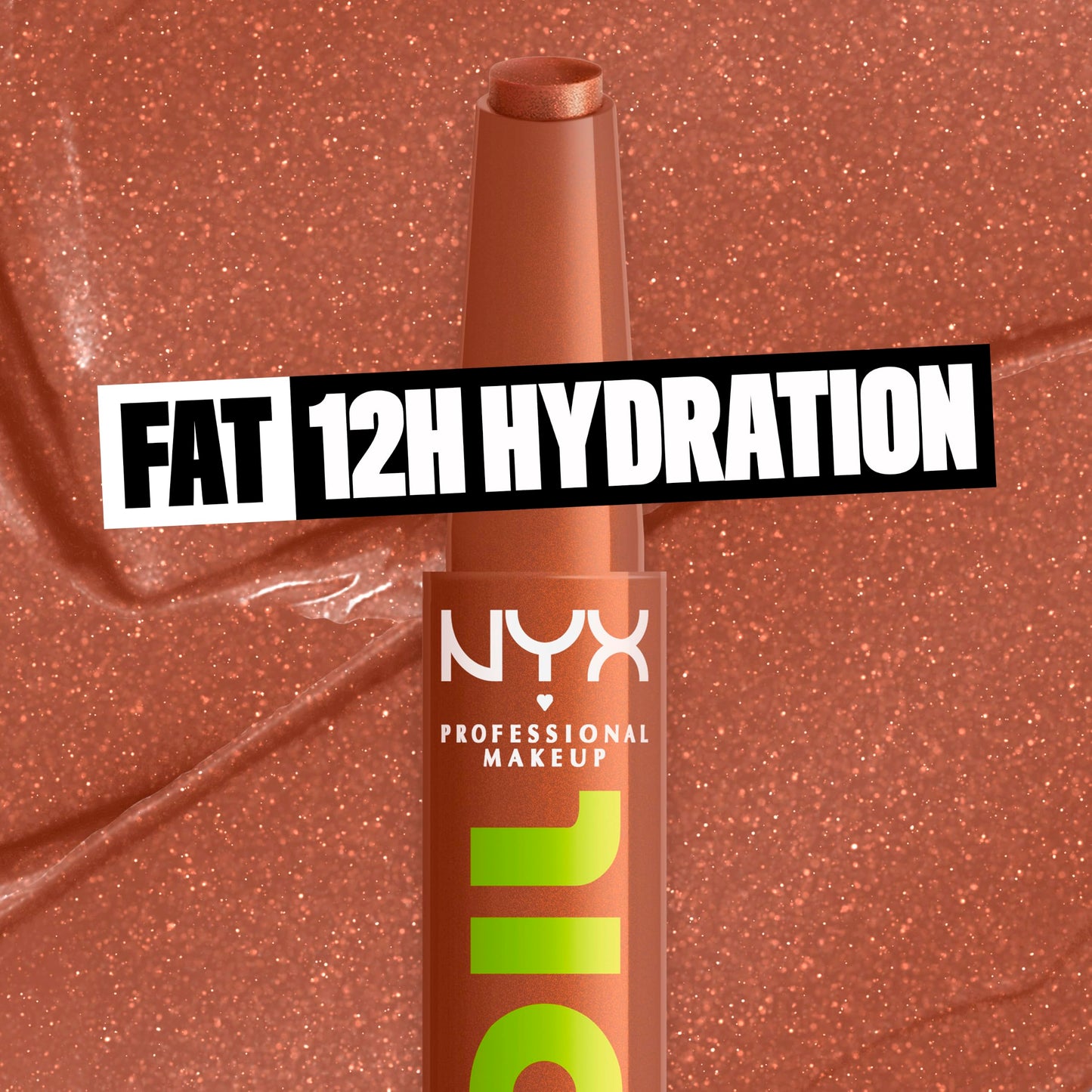 NYX PROFESSIONAL MAKEUP Fat Oil Slick Click, Lightweight, Buildable Pigmented Vegan Lip Balm - Feedworthy (Bronze) Beauty and Personal Care NYX PROFESSIONAL MAKEUP