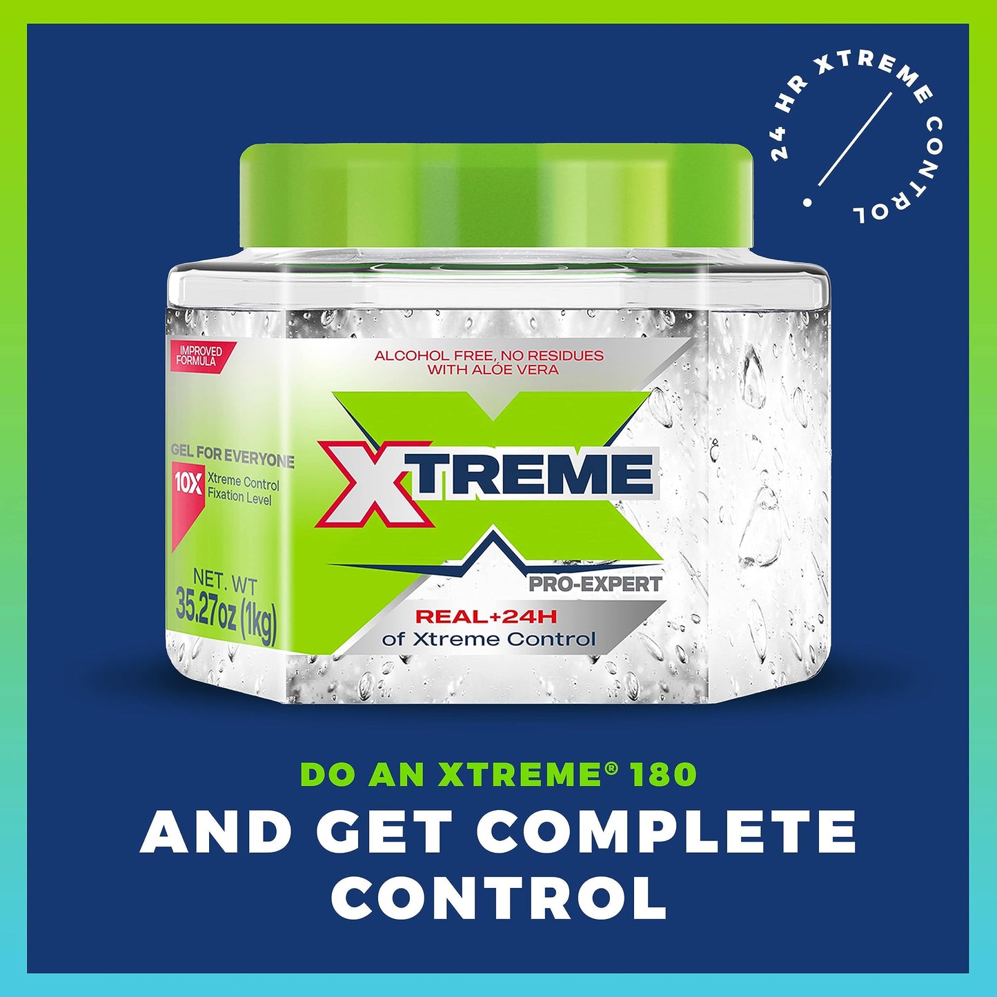 Xtreme Pro-Expert Clear Styling Hair Gel, 35.27 Oz, Pack of 2 Beauty & Personal Care Xtreme