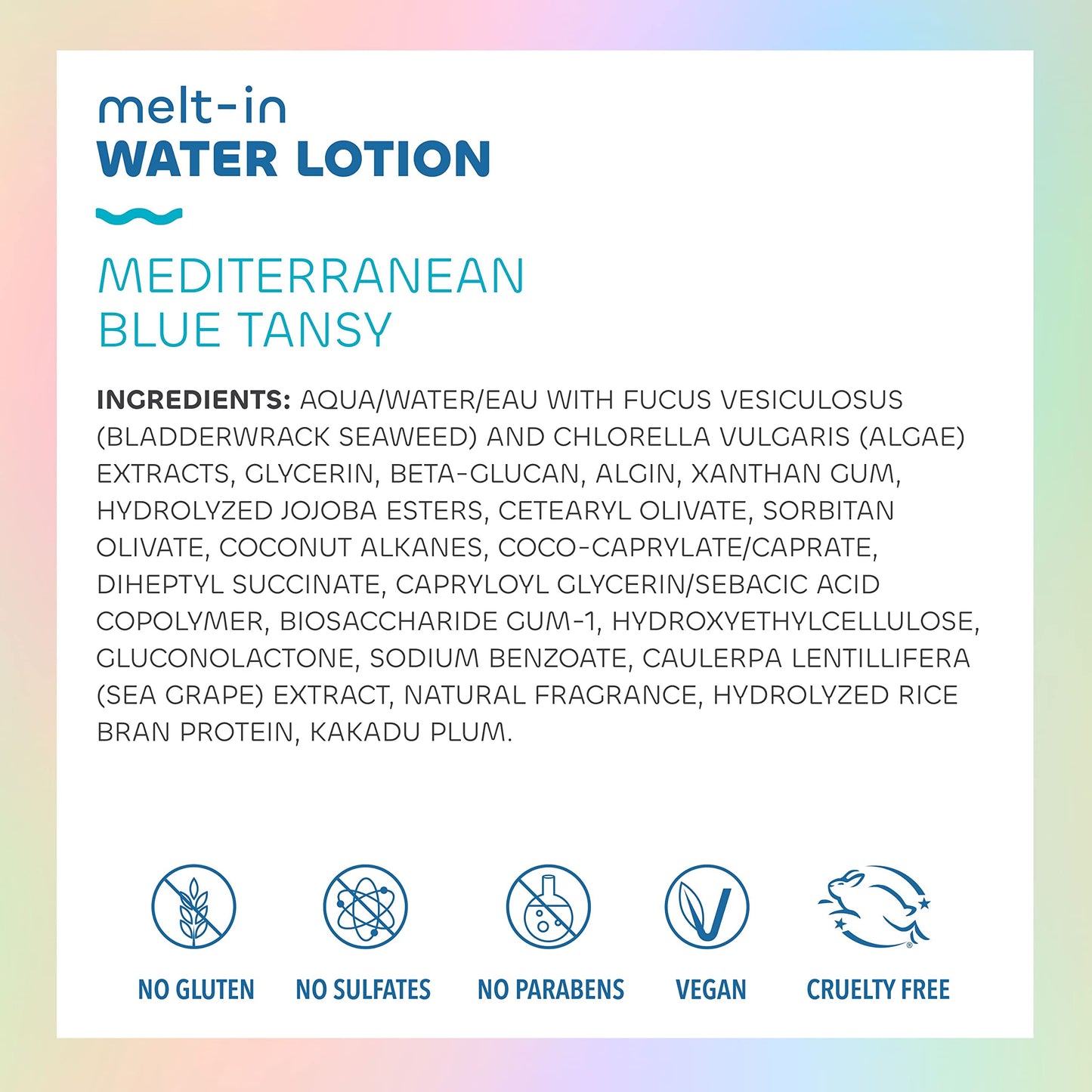 LOTION MDTRRN BLUE TANSY Beauty & Personal Care The Seaweed Bath Co.