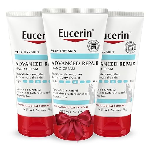 Eucerin Advanced Repair Hand Cream, Soothes and Repairs Very Dry Skin, Fragrance Free, Non Greasy, Fast Absorbing, Travel Size Hand Lotion, Holiday Beauty & Personal Care Eucerin