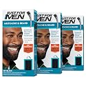 Just For Men Mustache & Beard, Beard Coloring for Gray Hair with Brush, With Keratin Biotin Aloe and Coconut Oil for Healthy Facial Hair - Jet Black Beauty & Personal Care Just for Men
