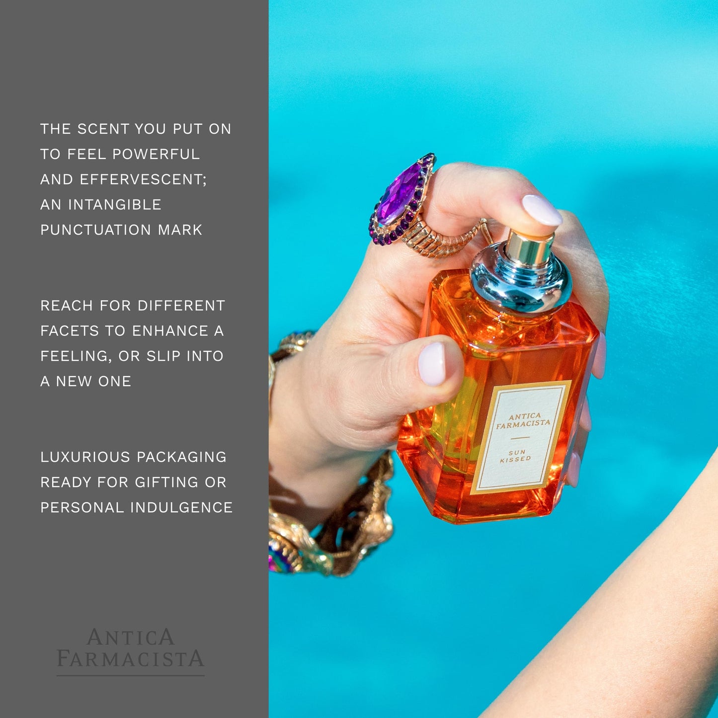 Antica Farmacista Perfume - Elegant Eau de Parfum - Long-Lasting Fragrance - Personal Care Gift for Holidays, Birthdays & Anniversaries - Sun Kissed Beauty & Personal Care Antica Farmacista