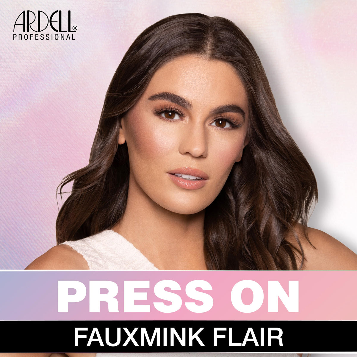 Ardell Press On Lashes Faux Mink Natural - Pre-Glued Underlash Extensions, DIY Lash Clusters, No Glue Needed Cluster Eyelash Extensions, 100 ct