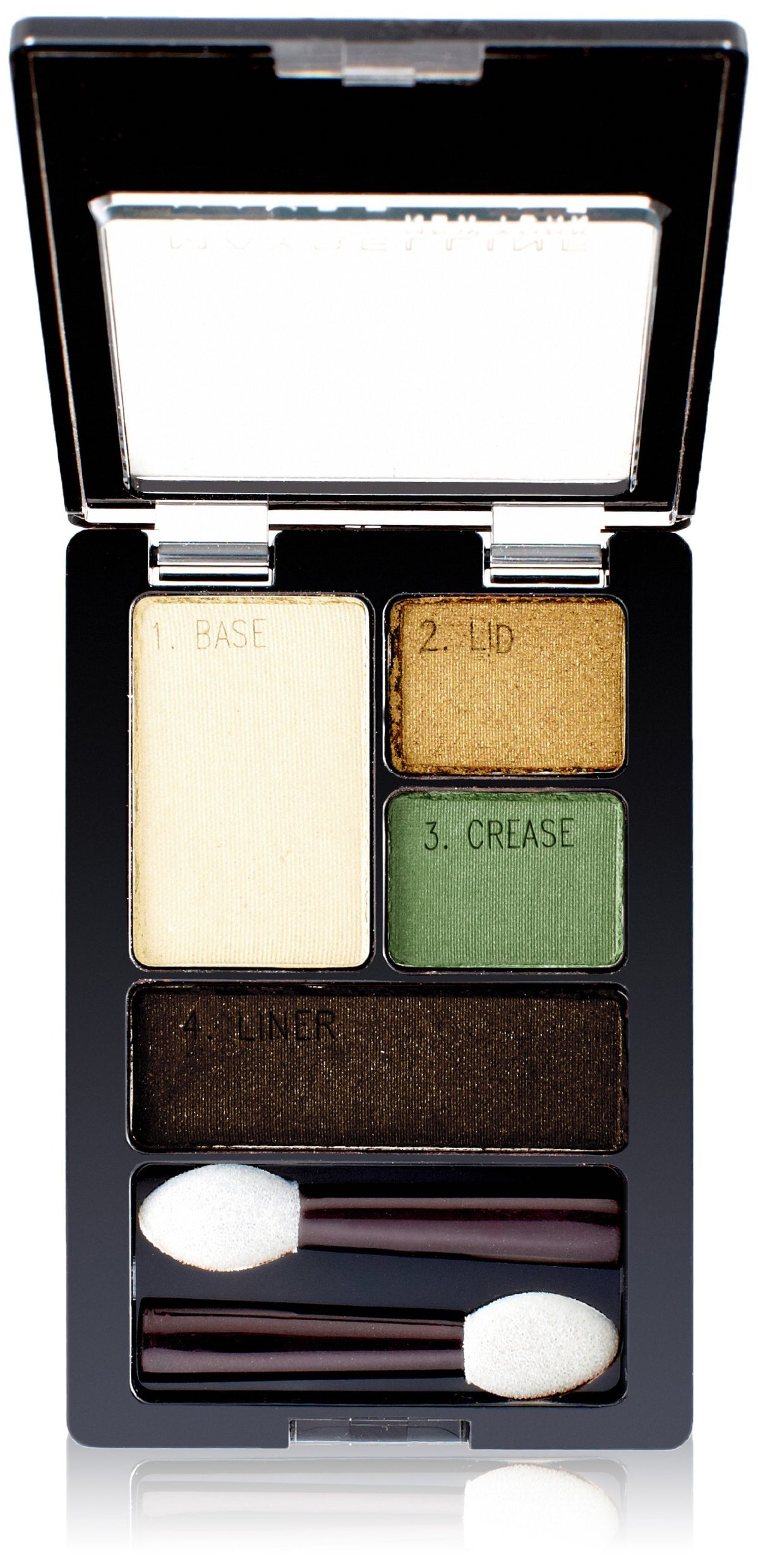Maybelline Expert Wear Eyeshadow Quads, Emerald Smokes, 0.17 oz.