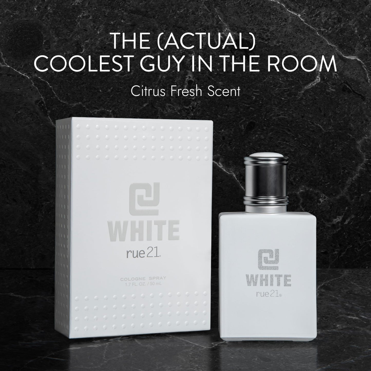 Rue 21 CJ White Men's Cologne Spray - 1.7 fl oz (50 ml) Beauty & Personal Care Rue 21