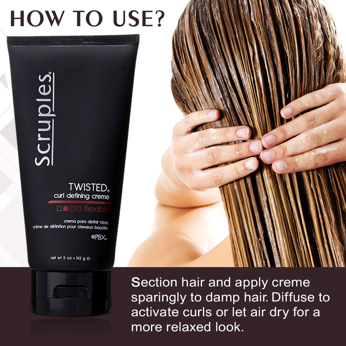 Scruples Twisted Curl Cream - Conditioning & Styling Hair Cream - Curly Hair Products for Women & Men - Helps Define & Control Frizz - Dries Without Beauty & Personal Care Scruples