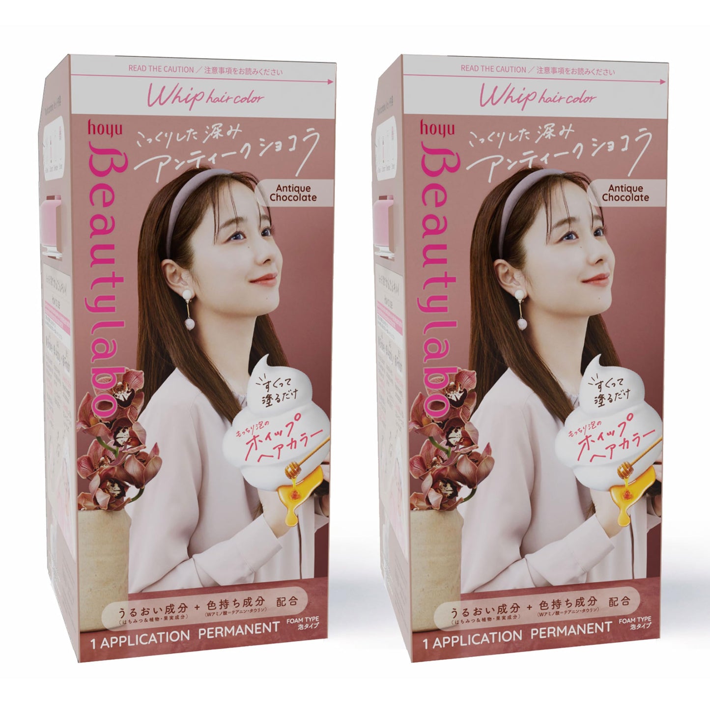 Hoyu Beautylabo Whip Antique Chocolate - 2 Pack Beauty & Personal Care Hoyu