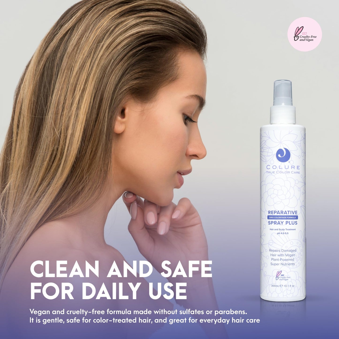 COLURE Reparative Spray Plus 10 oz - Professional Pre-Color Treatment and Protein Hair Repair for Damaged Strands Beauty & Personal Care COLURE